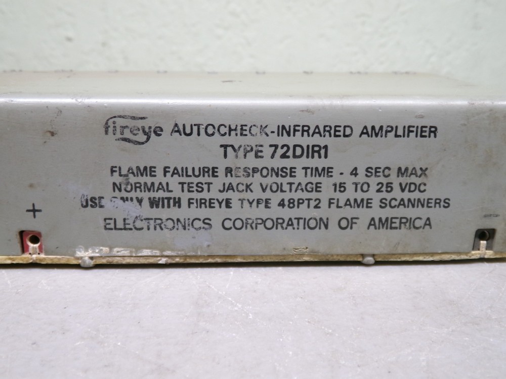 FIREYE 72DIR1 AUTOCHECK-INFRARED AMPLIFIER