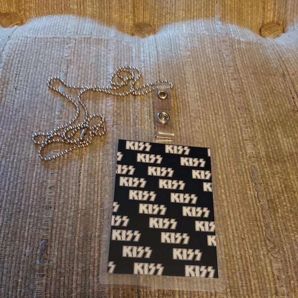 KISS 76 World Tour All Access Backstage Pass Laminate