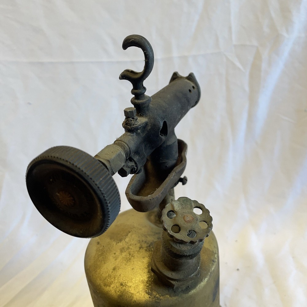 Vintage Brass Blow Torch Untested