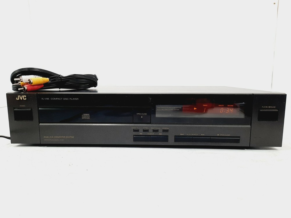 JVC XL-V95BK Compact CD Player/ Dual D/A Convertor System - ■S■Tested & Working■