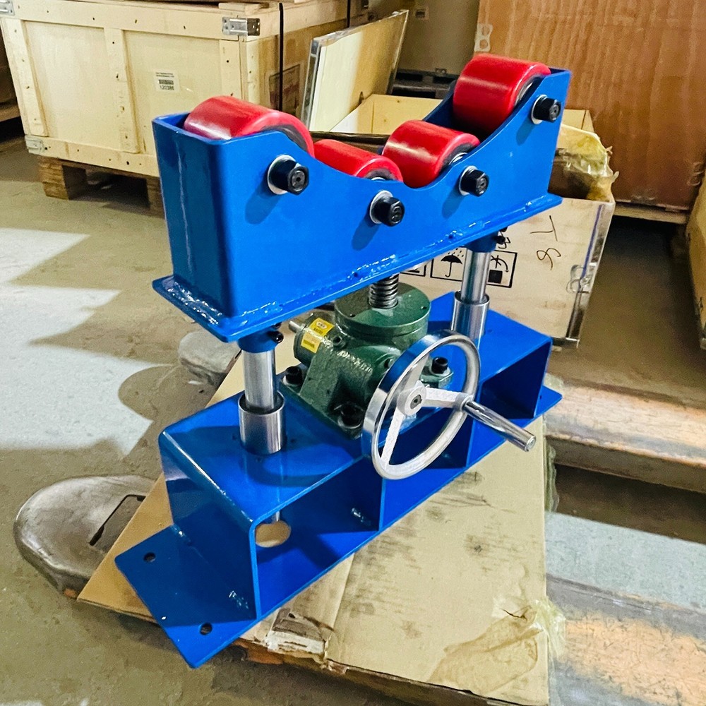 Two sets Manual Welding Roller Bracket 1100lb Rolling Support Frame for Welding