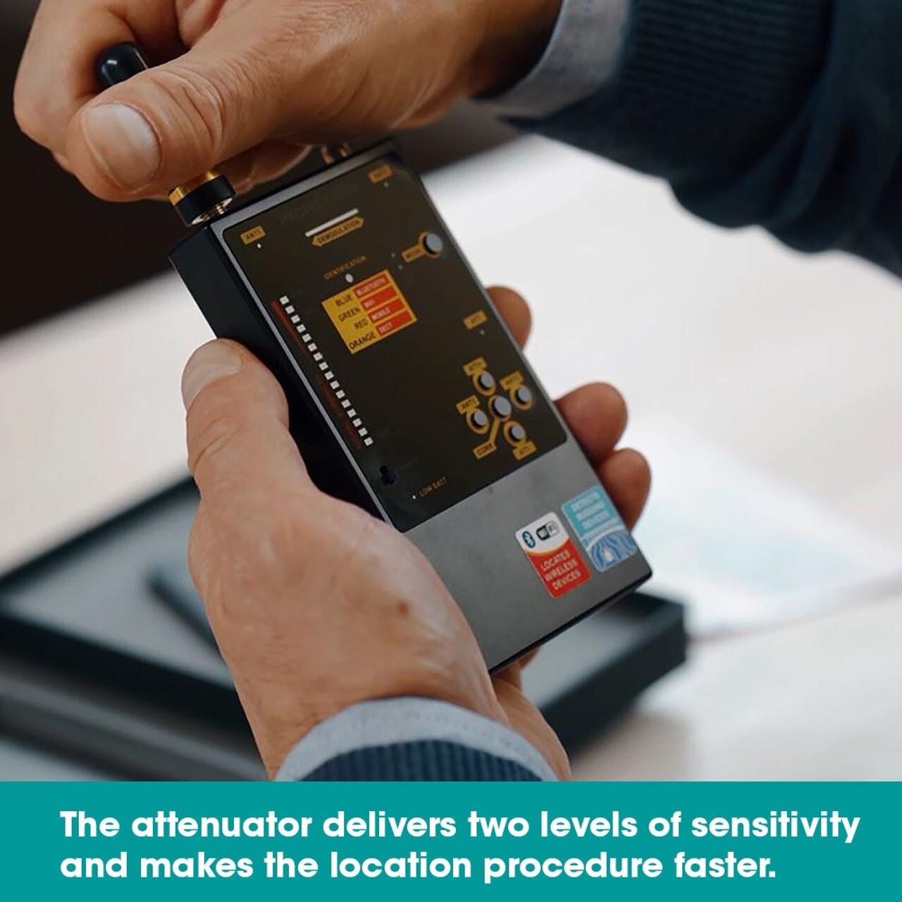 KJB Professional Digital DD1206 RF WiFi GSM Bug Detector Counter Surveillance