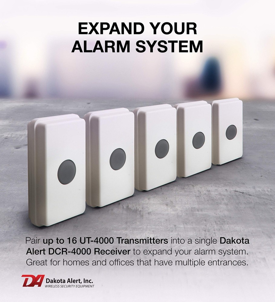 UT-4000, Universal Transmitter for Wireless Home Security white