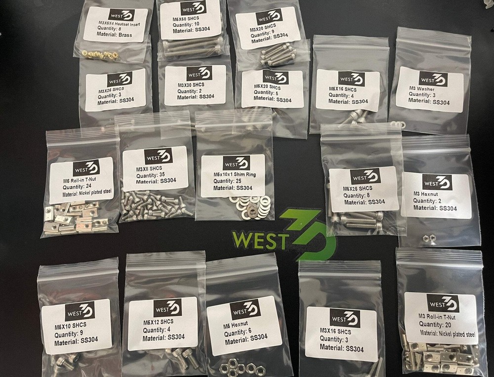 BDF ZeroG Mercury One Ender Conversion Fastener Kit (Zero G)