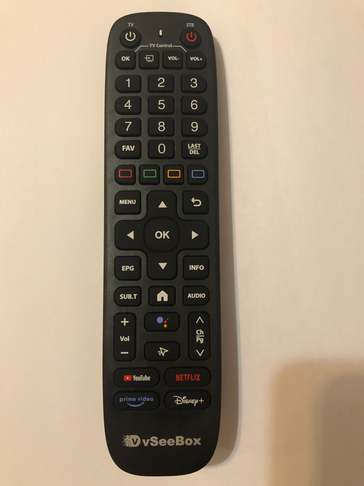 vSeeBox V6 PLUS Remote control Backlight,Bluetooth and Voice control