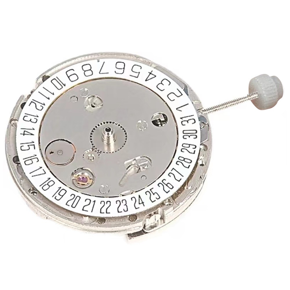 Automatic DG4813 Watch Mechanical Movement Silver Plated 3 Hands Date At 3'