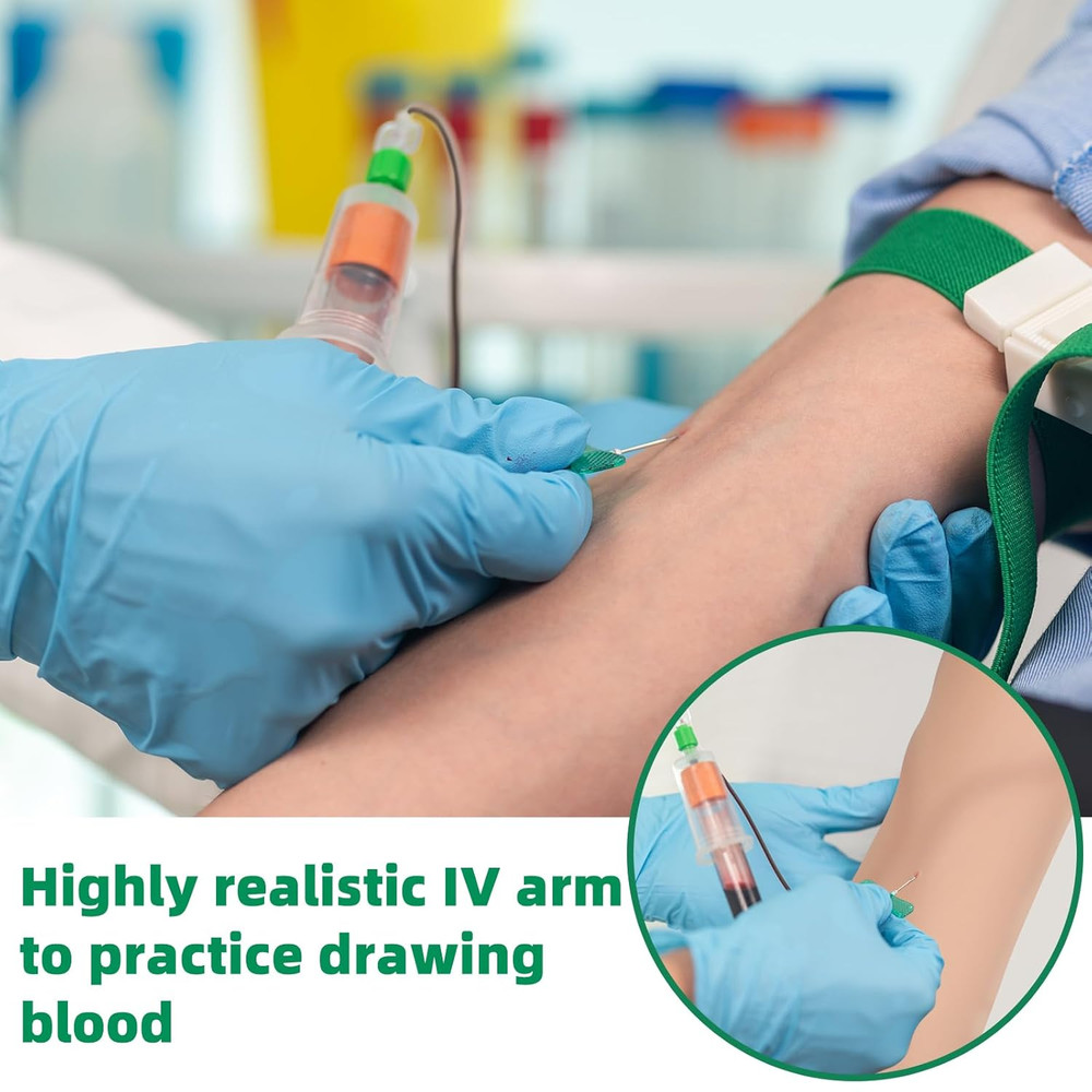 Phlebotomy Practice Kit for Injection Training, IV Practice Kit for Nurse With