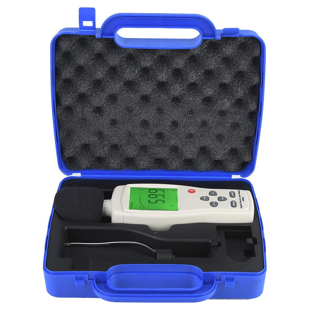 Smart Sensor AS824 Sound Level Meter 0-130 dB range for Frequency Analyzer...
