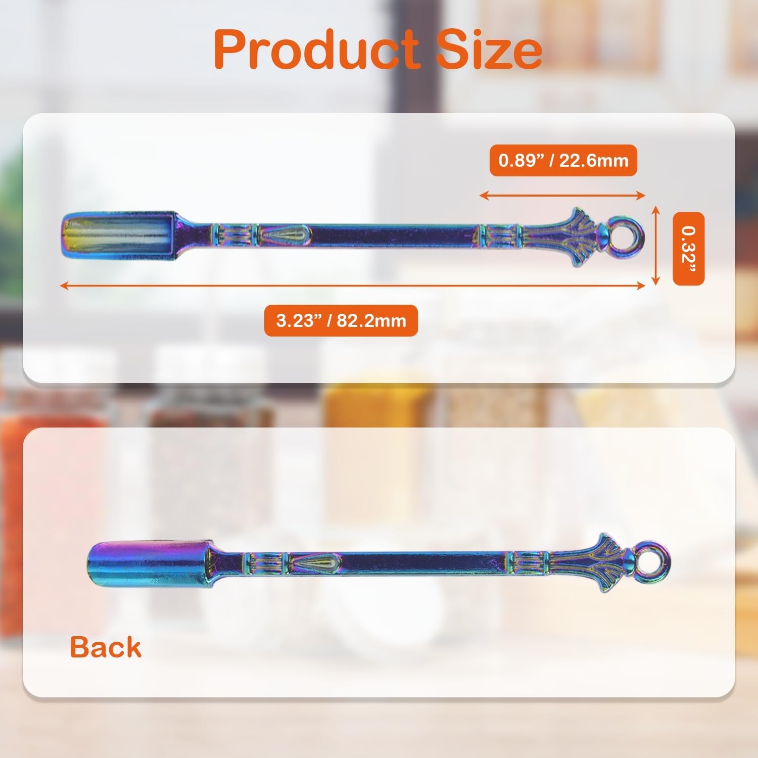 t4Psc Mini Spoons Mini Shovel Spice Spoon Small Spoons for Spice Tiny Spoons