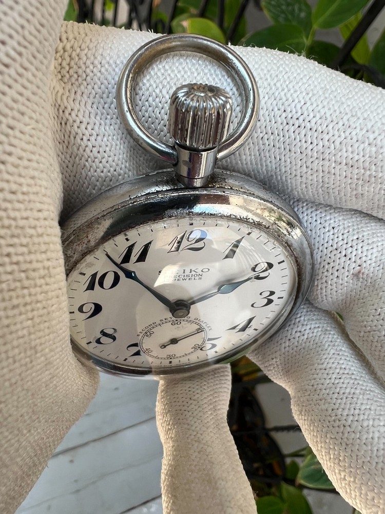Seiko Precision 15 Jewels second setting diaflex 50 mm running