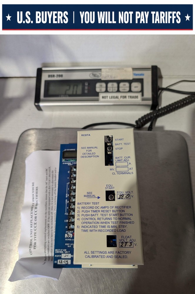 Hayley Rectifier Control Unit - RCBTA24 REV DF