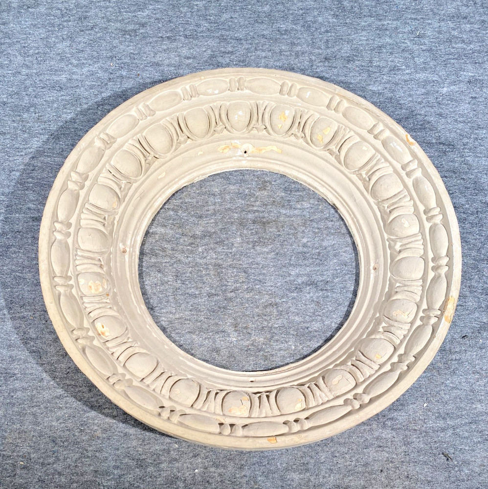 Plaster Ceiling Medallion 24" Vintage Reclaimed