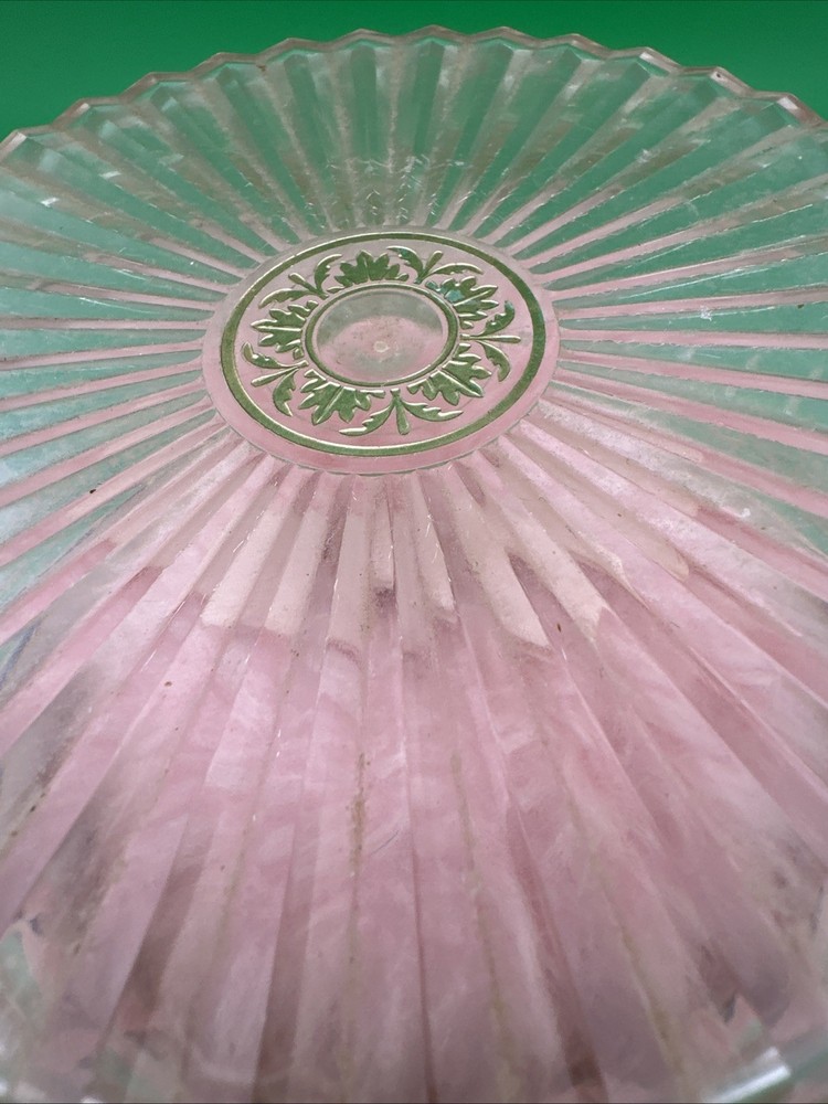 Vtg Clear Plastic Powder Box 1960s Acrylic