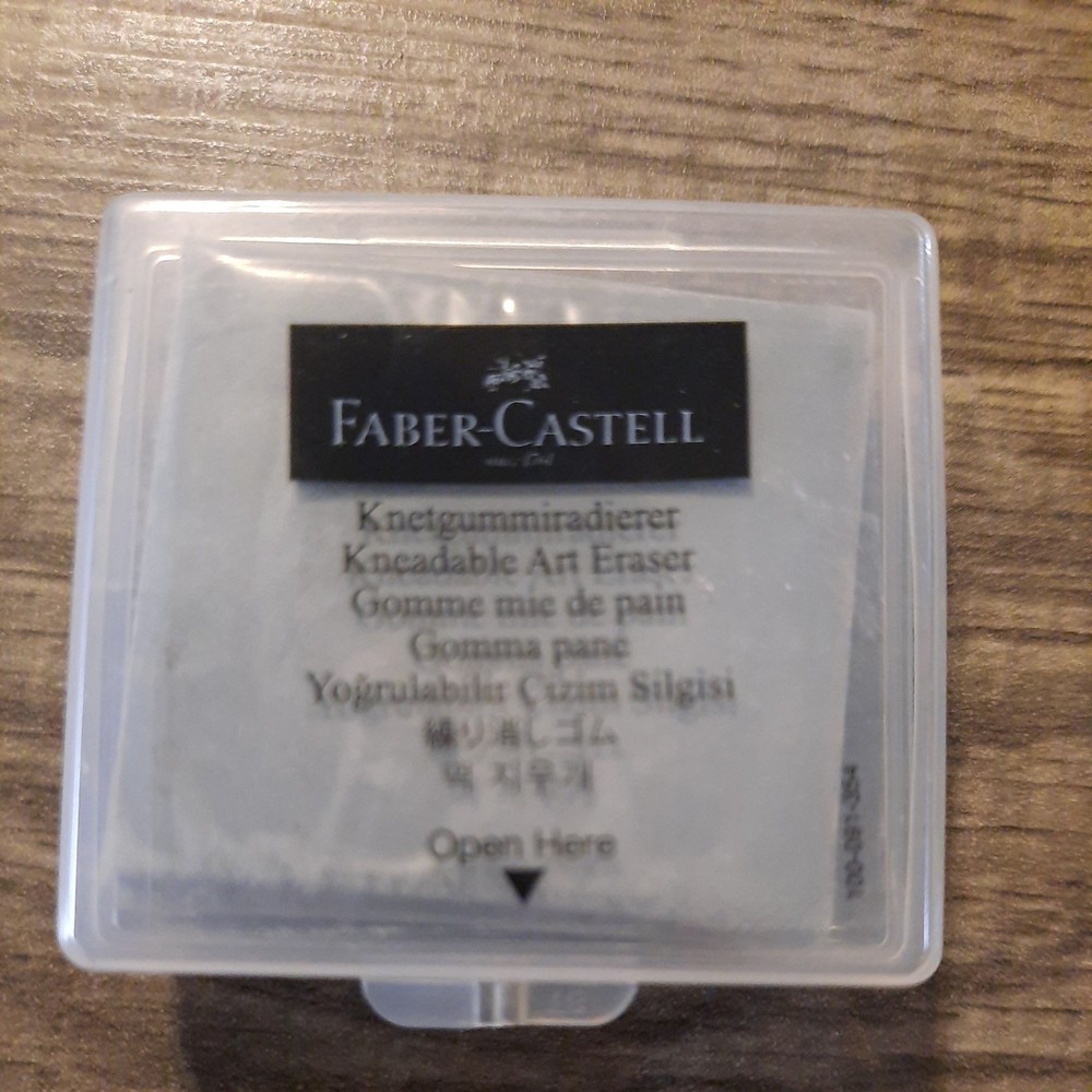 Faber-Castell Kneaded Eraser with Case, Grey