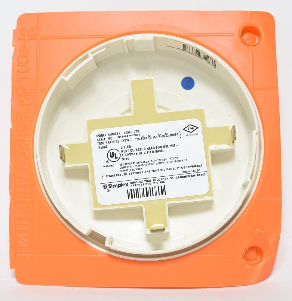 Simplex 4098-9733 Heat Detector