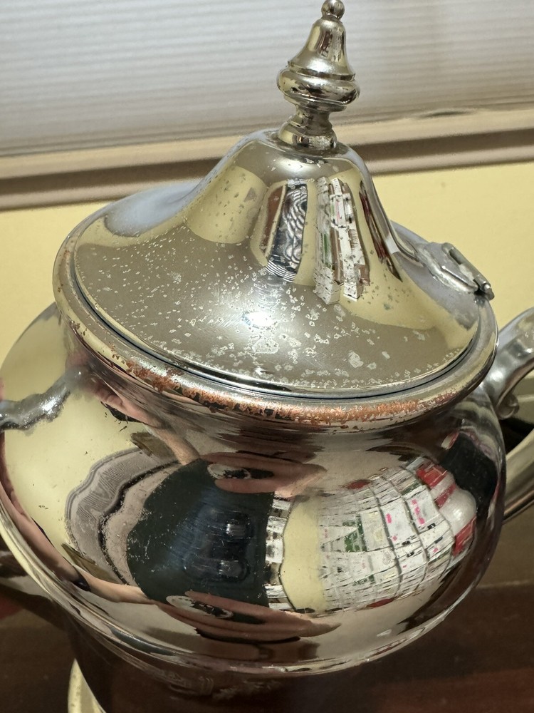 Vintage LB Chrome Plated Coffee Tea Pot Server