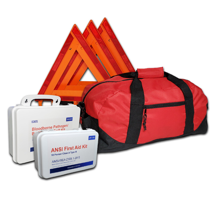 USKITS Basic NEMT DOT OSHA Compliant All in One Kit