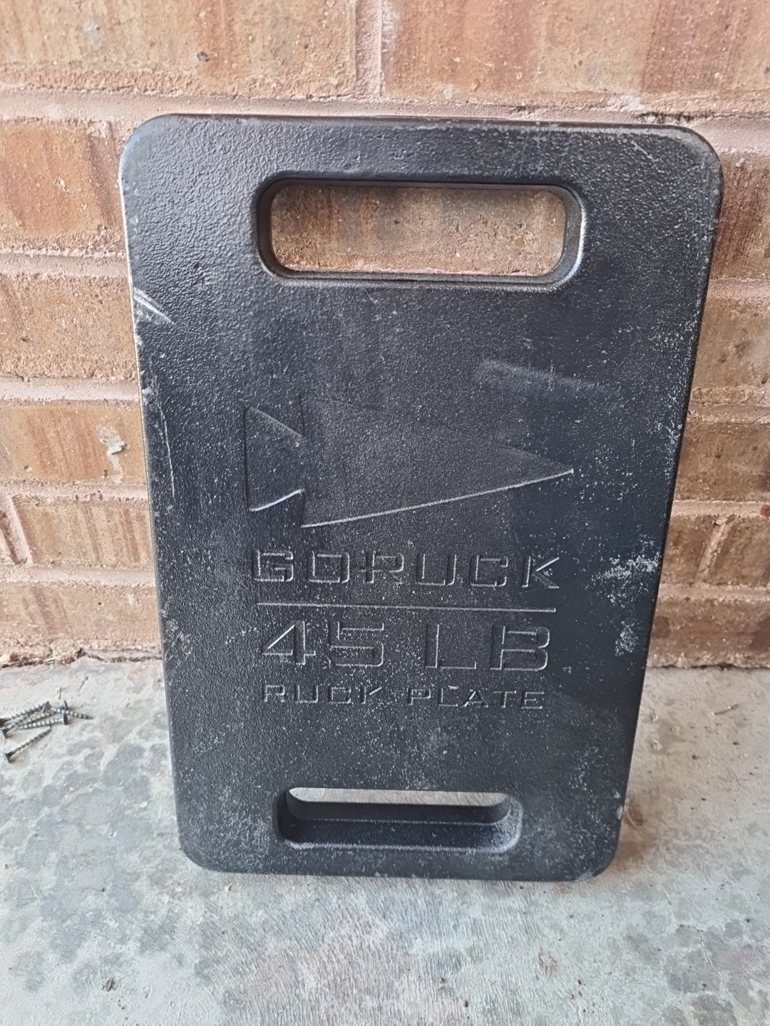 GORUCK Go Ruck 45lb Rucking Weight Plate LONG for Rucker