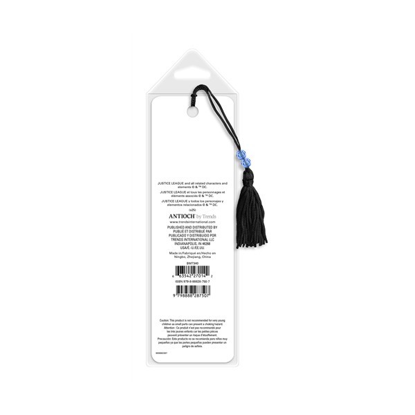 Bookmark Premier Tassel DC Comic Book Covers Superman Batman Aquaman Justice