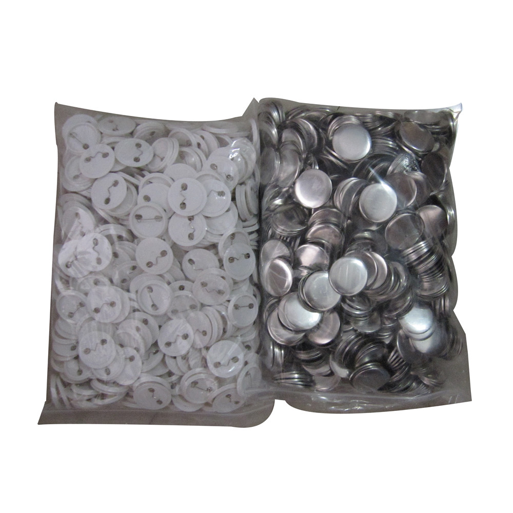 3" / 75mm Blank ABS / Metal Pin Badge Button Supplies for Badge Maker Machine