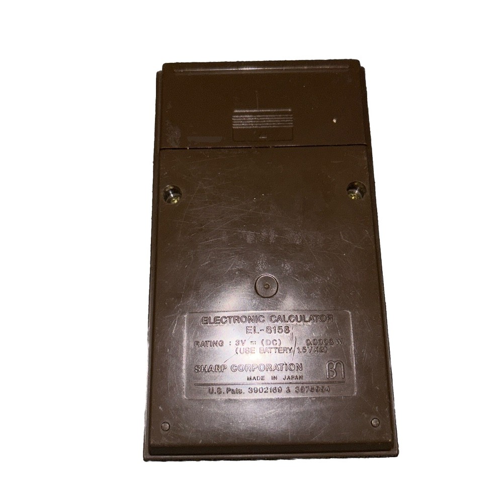 Vintage Sharp Elsimate EL-8158 Calculator