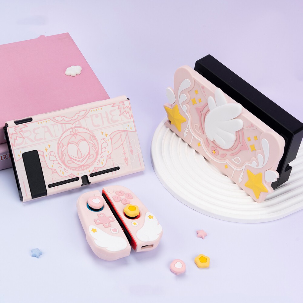 GeekShare Protective Case for Nintendo Switch/OLED and Joy Con Ergonomic Design