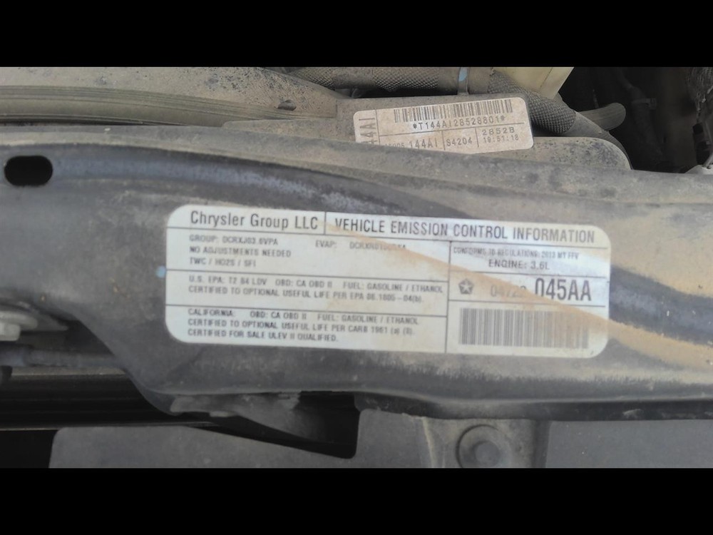 Used A/C Selector Switch fits: 2013 Dodge Caravan AC front dash mounted manual c