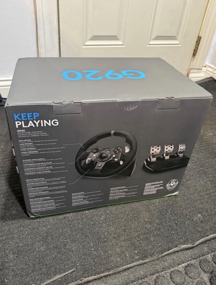 Logitech G920 Racing Wheel, Pedals & Shifter Bundle for Xbox