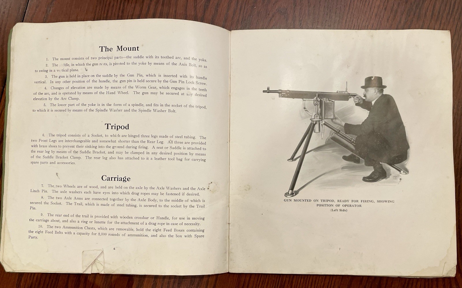 RARE~Antique~COLT’s AUTOMATIC (MACHINE) GUN MODEL 1914 MANUAL WW1~ORIGINAL!!
