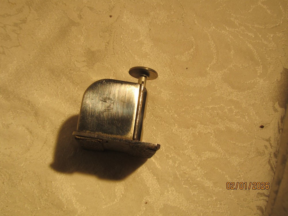 Vintage Single Chrome Store Hand Counter Model 13A