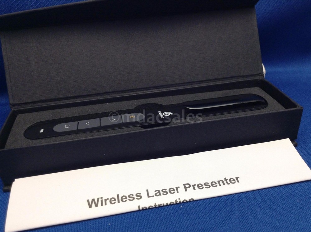 BRAND NEW! LNKOO WIRELESS PRESENTER CLICKER REMOTE LASER POINTER FLIP PEN