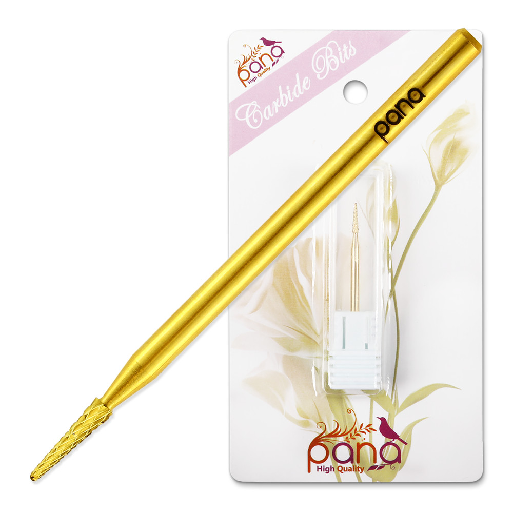 Professional Gold Sharp Point Bit Safety Nail Carbide Drill Bit Medium Grit
