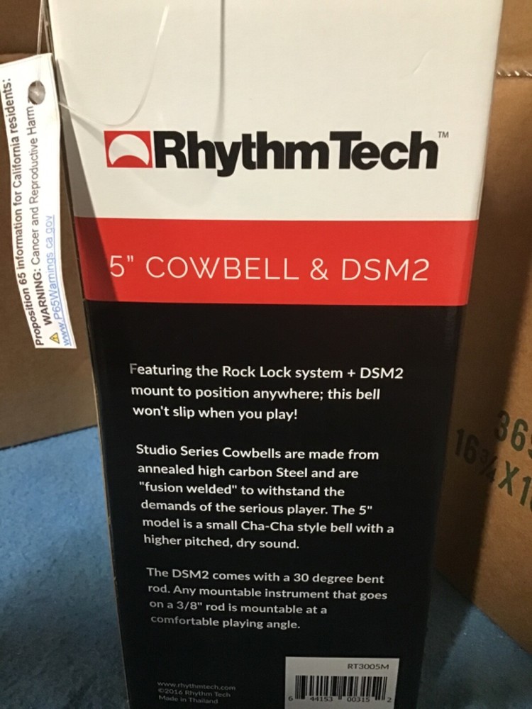 Rhythm Tech 5 Inch Cowbell & DSM2