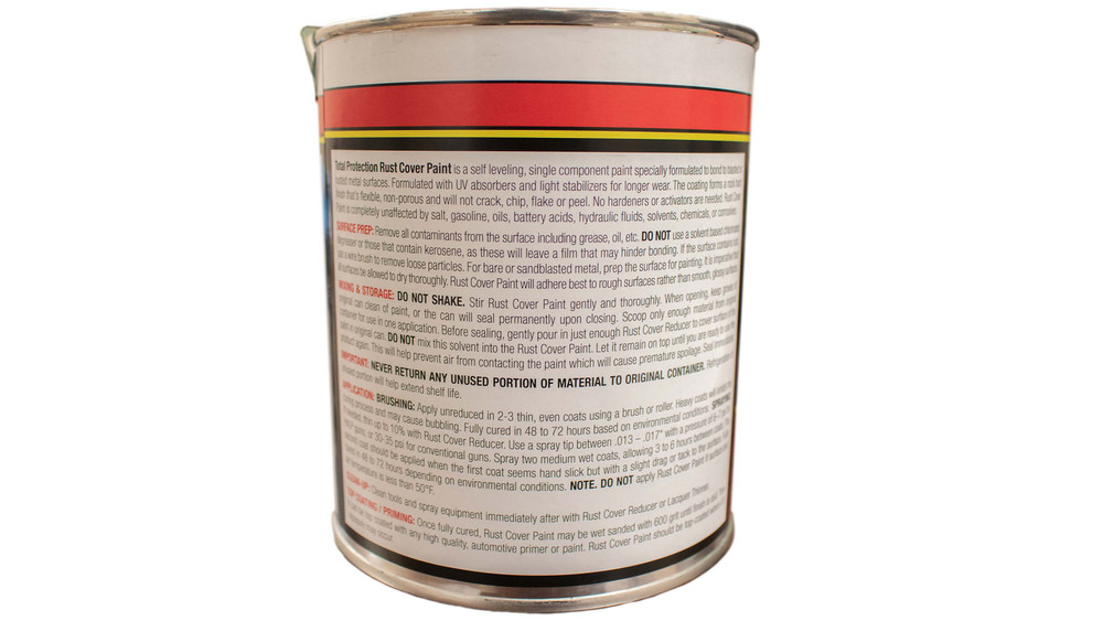 Rust Buster Frameworks RB9909 Rust Cover Paint 1 Quart Black