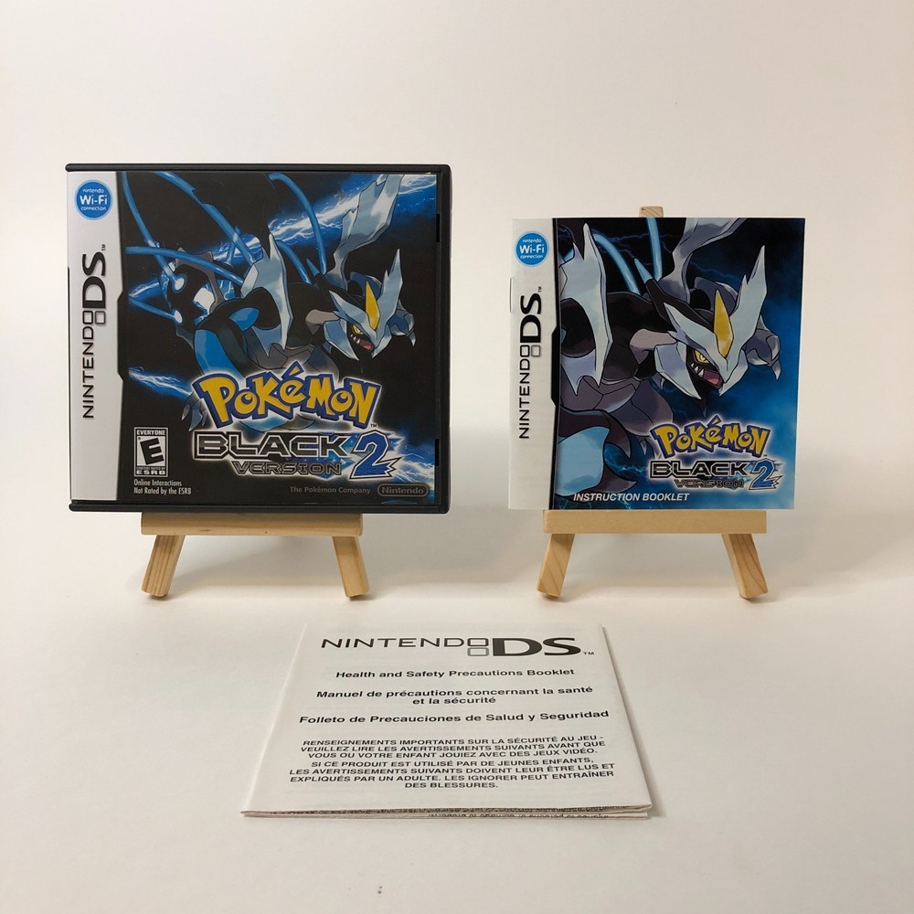 Replacement Case and Manual Only for Pokémon Black 2 Version Nintendo DS
