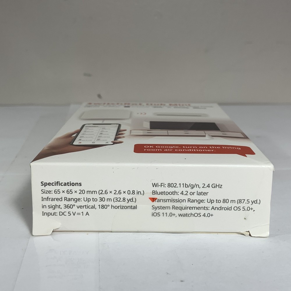 Compact SwitchBot Hub Mini Infrared Remote Control Smart Home Internet Appliance