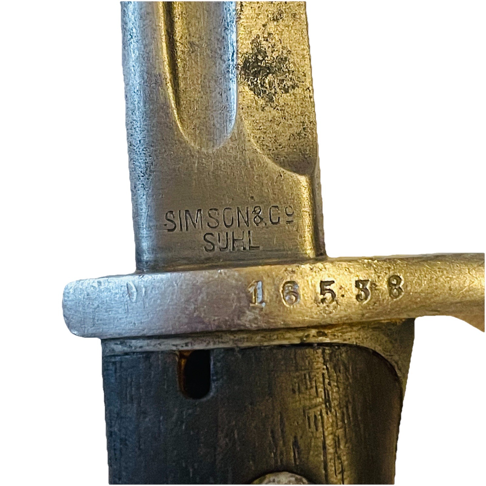 Rare WWI Peruvian Model 1909 Quillback Bayonet Simson & Co. Suhl