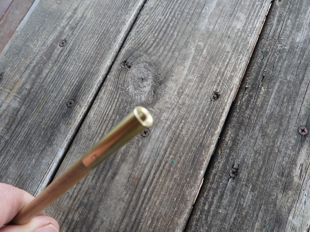 CVA Jukar Kentucky Pistol Ramrod Solid Hickory With Brass Threaded Ends