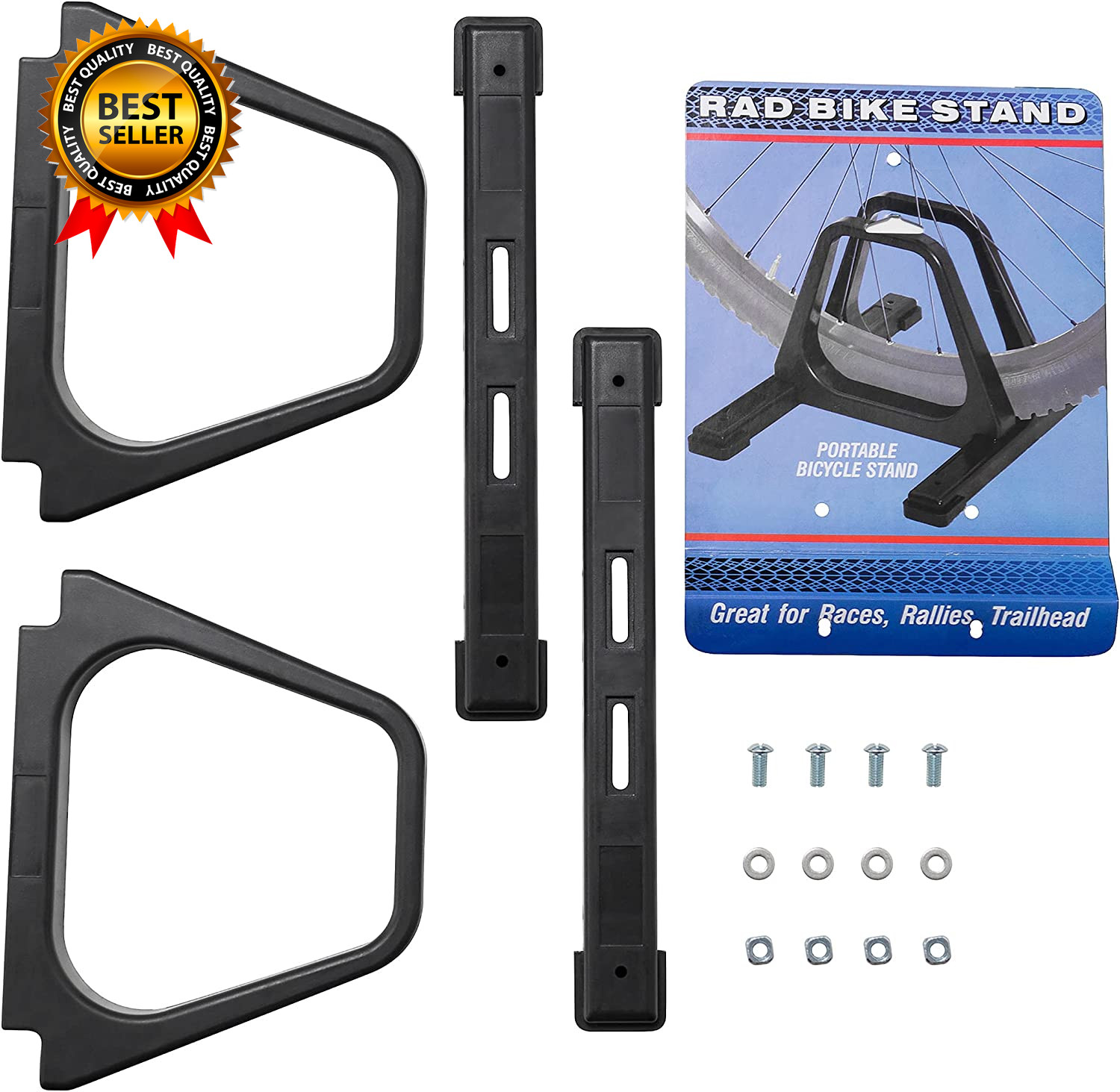 RAD Cycle Bike Stand Portable Floor Rack Bicycle Park for Smaller Bikes