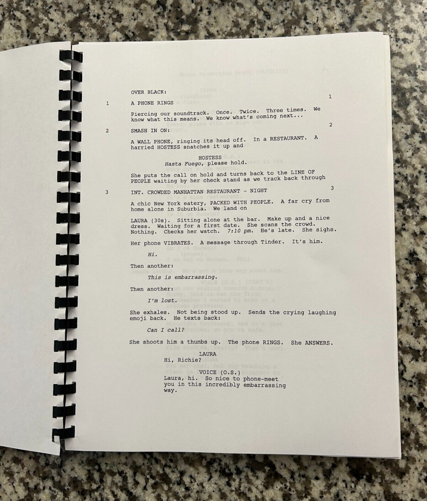 Scream 6 Horror Movie Script Reprint Full Screenplay Script
