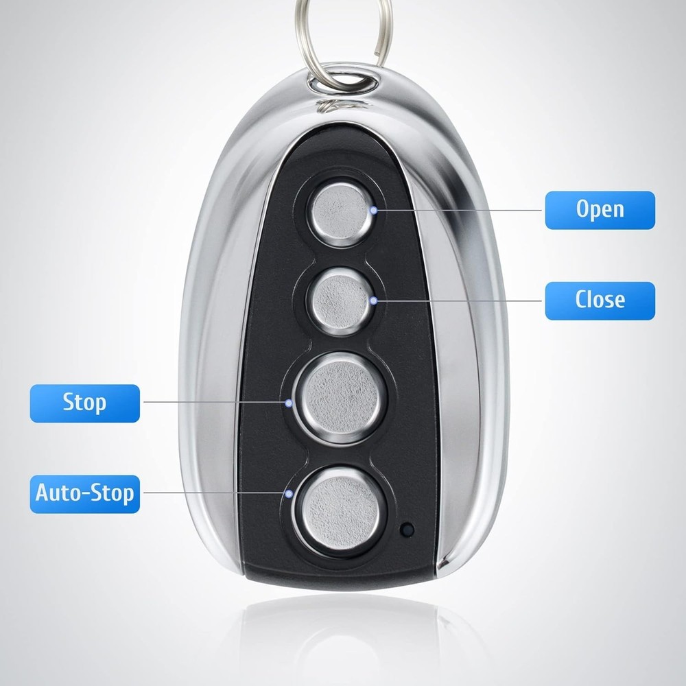 100 ft Wireless Remote Control for Smart Automatic Gate Openers with Auto Close