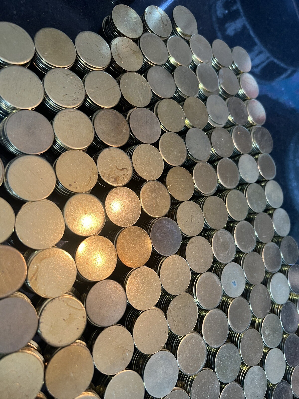 50 - 25mm X 1.7mm Round Blank Disc Raw Brass Stamping Tag Craft Jewelry Crafts