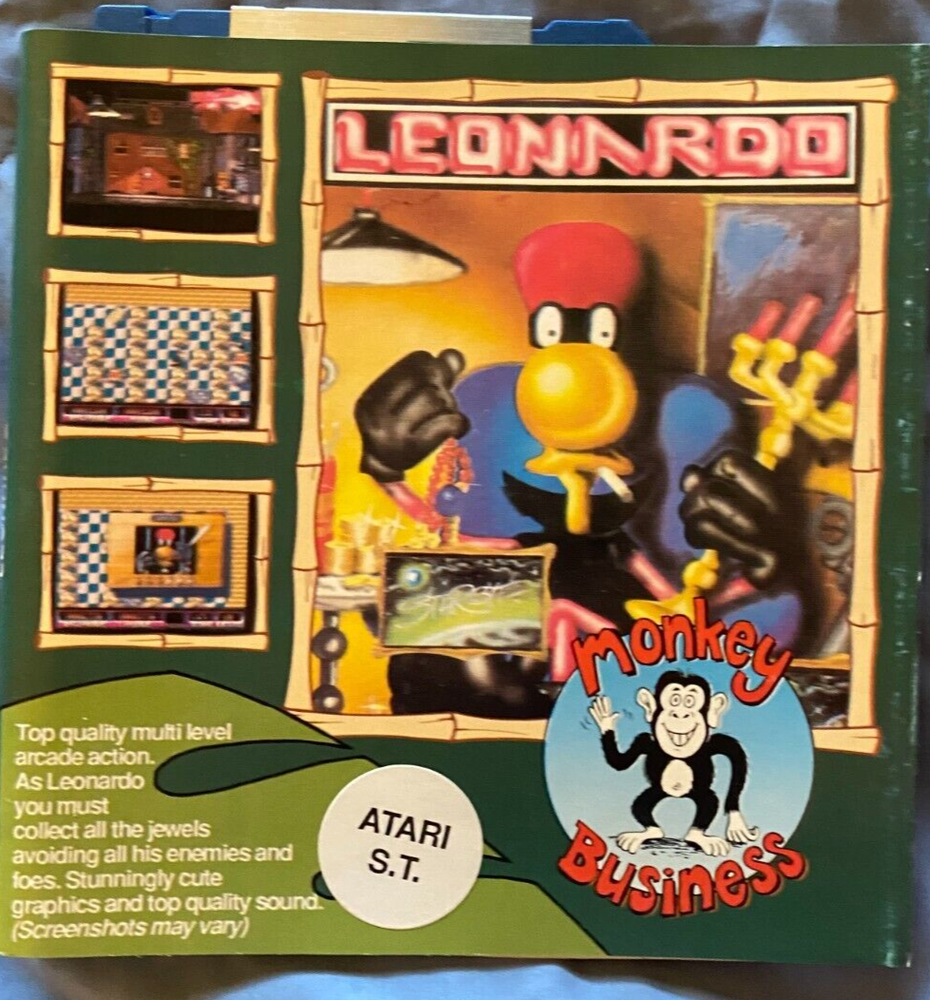 Leonardo Atari 1040/520 ST NEW Disk By Monkey Business
