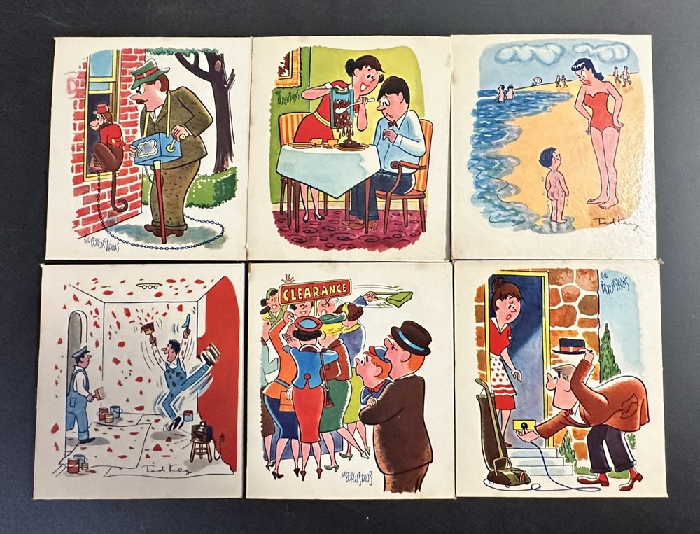CAP-IT 1957 Cartoon Caption Game by Selchow & Righter Co.