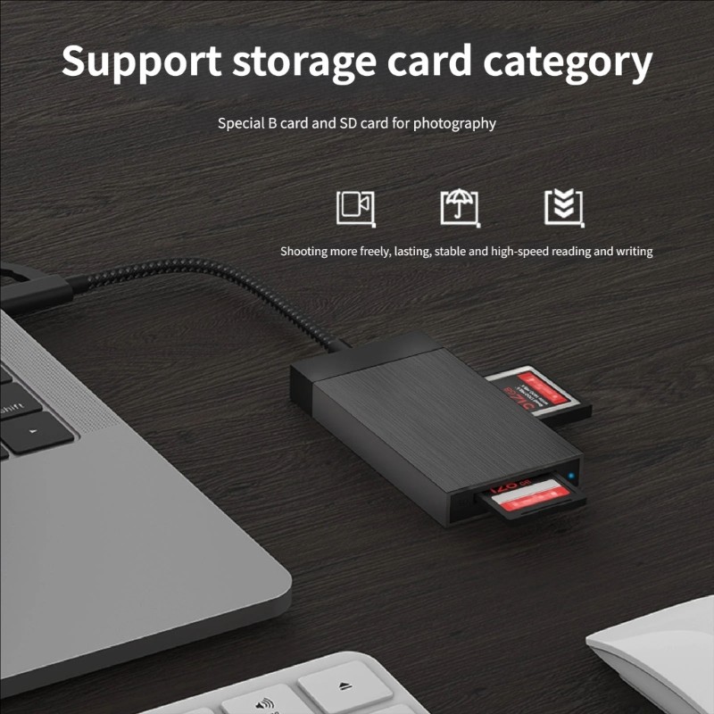 Universal USB 3.1 Cfe B Card Reader For Multiple Cameras Efficient