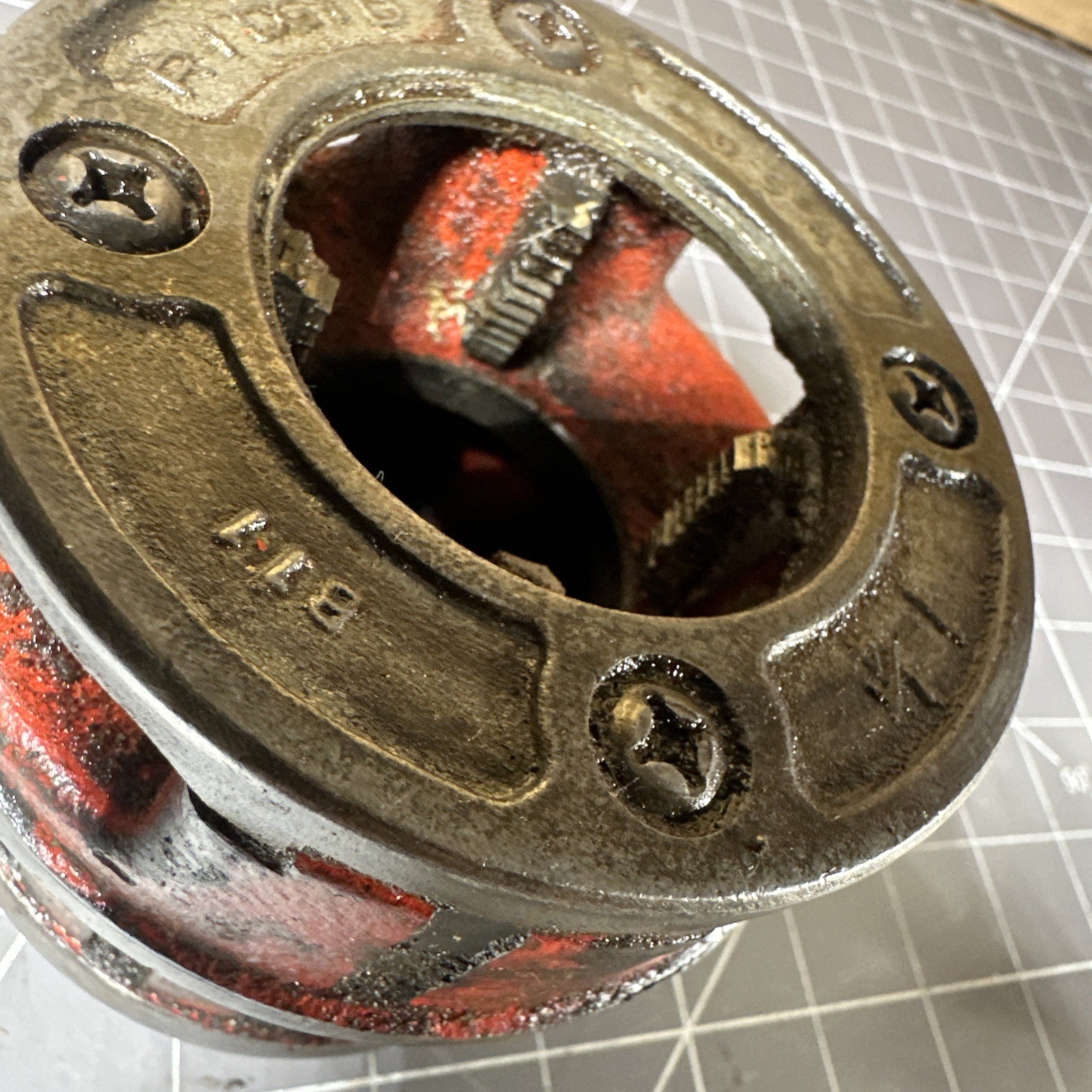 Ridgid 1-1/4" NPT Threading Die Head 12-R Made In USA