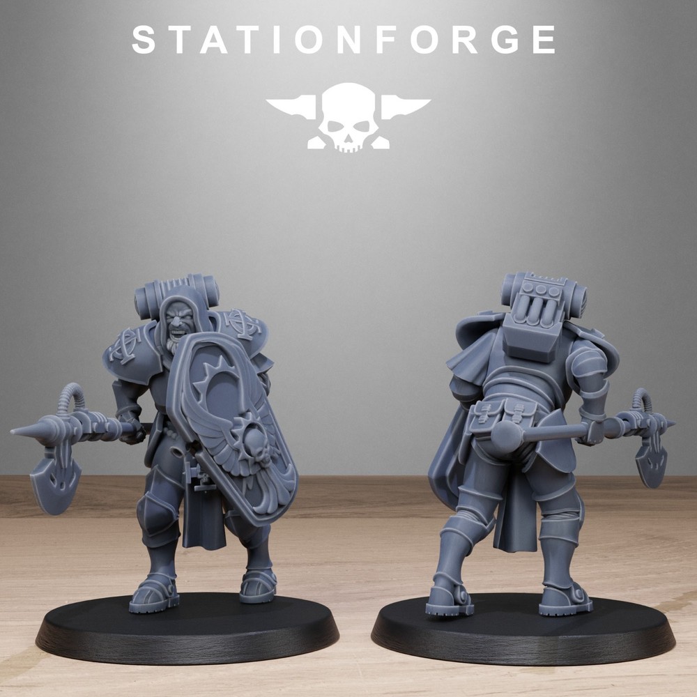 Station Forge Miniatures Vodalites Purifiers Sci Fi Grim Dark Wargame Proxy Mini