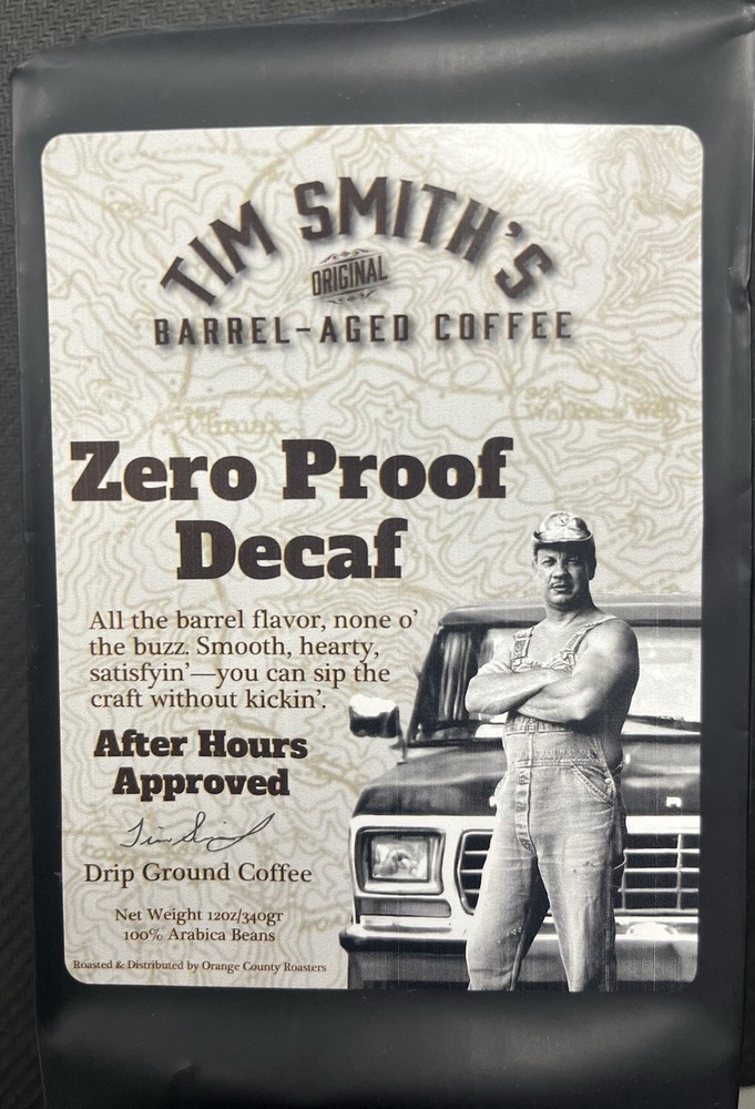 Tim Smith’s Barrel-Aged Coffee: Zero Proof Decaf