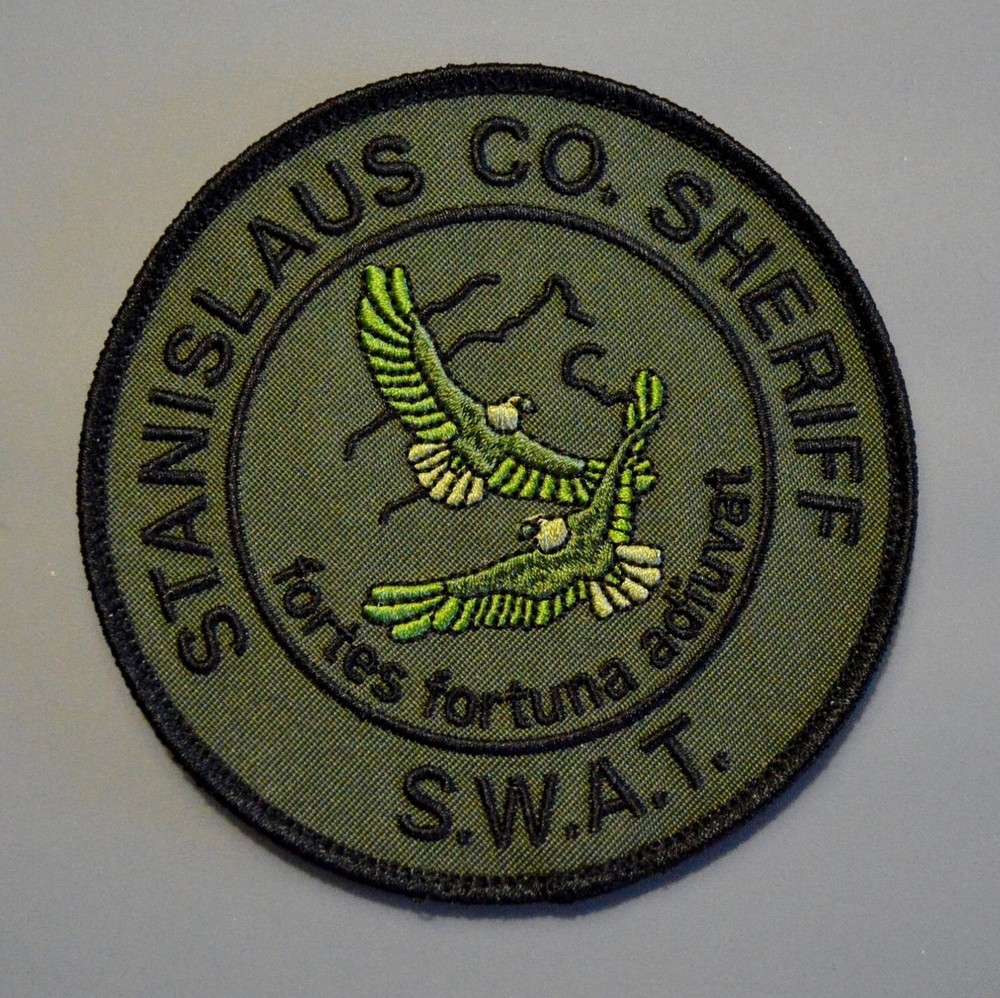 Stanislaus County California Sheriff SWAT Subdued OD Patch ++ Mint CA