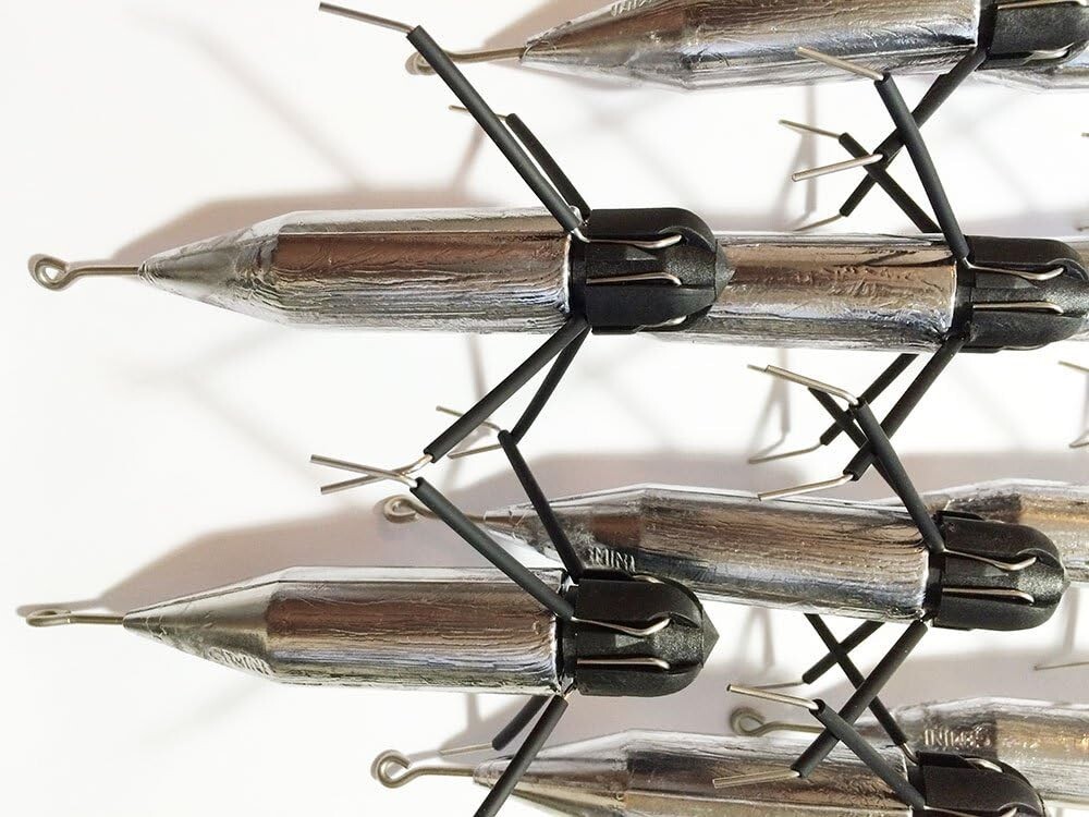 8 ounce - 5 count Gemini Breakout Sinkers | Surf Sputnik Sinker Spider Weights